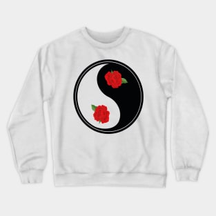 Ying Yang Roses Crewneck Sweatshirt